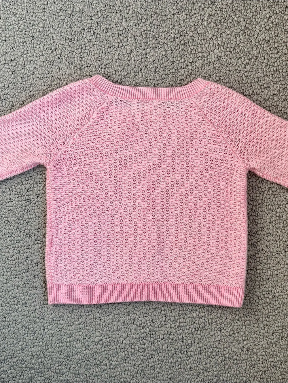 GAP Baby Girls dainty Floral Dress, Cardigan & Bloomers Set Pink Grey 6-12M 3 Pc